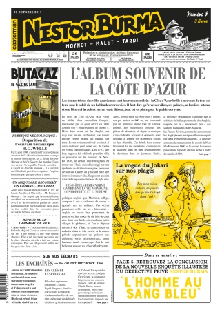 L&#039;homme au sang bleu - Journal N°3 - 25 octobre 2017